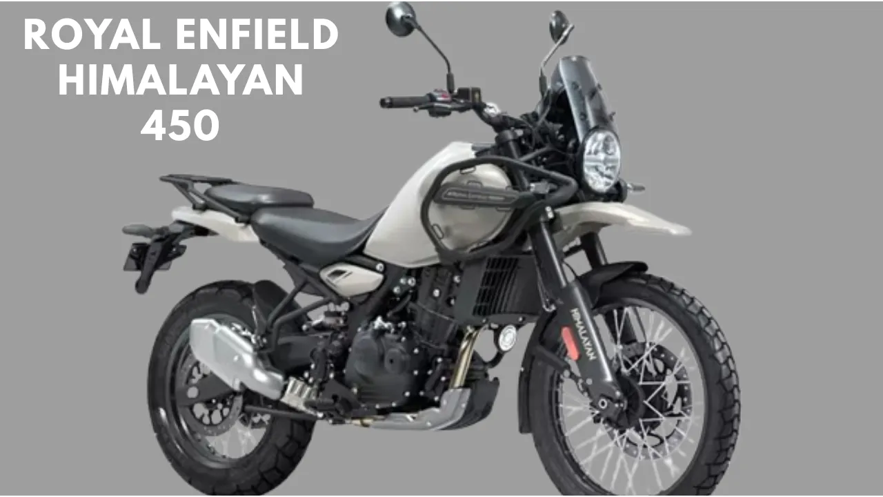 Royal Enfield Himalayan 450 riding on off-road terrain
