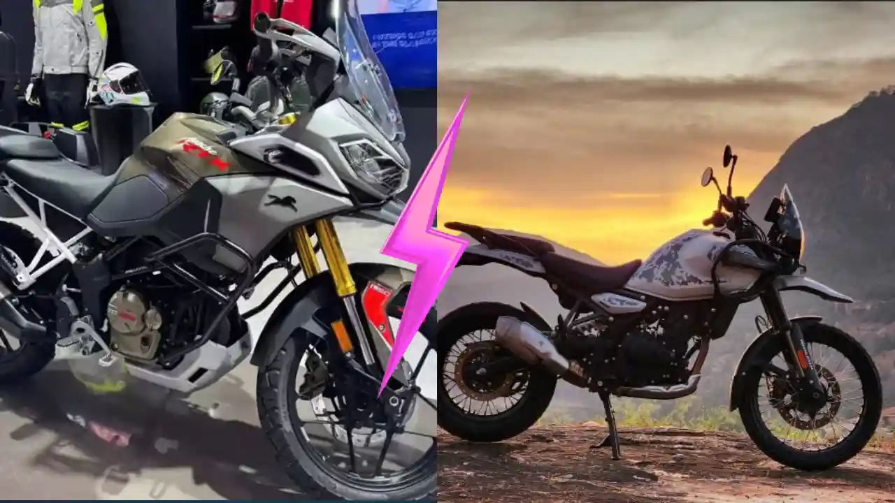 TVS Apache RTX 300 vs Royal Enfield Himalayan 450 side by side comparison